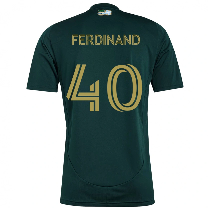 Danxen Män Keesean Ferdinand #40 Svart Brun Hemmatröja Matchtröjor 2025/26 Tröjor T-Tröja