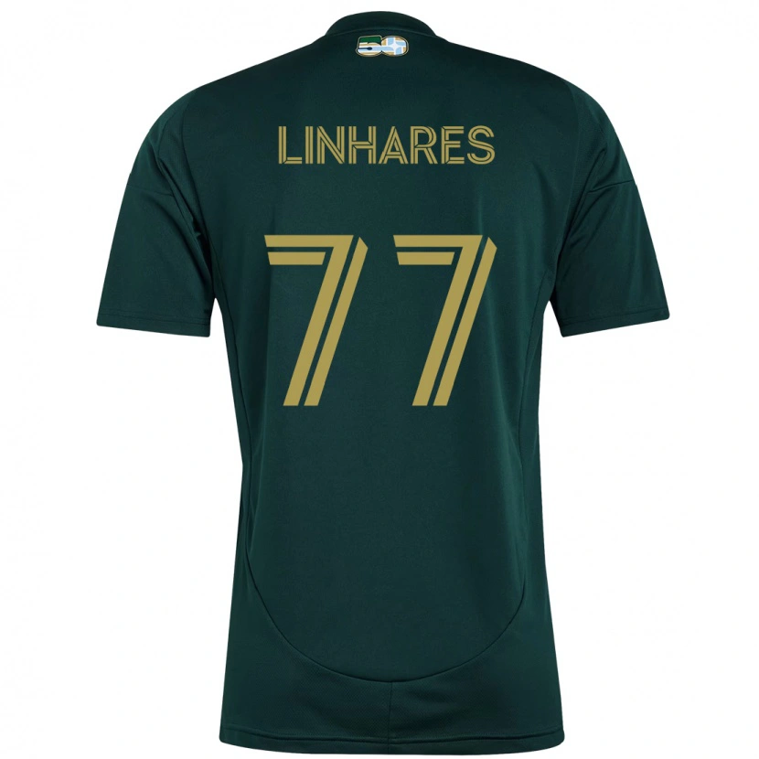 Danxen Män Kyle Linhares #77 Svart Brun Hemmatröja Matchtröjor 2025/26 Tröjor T-Tröja