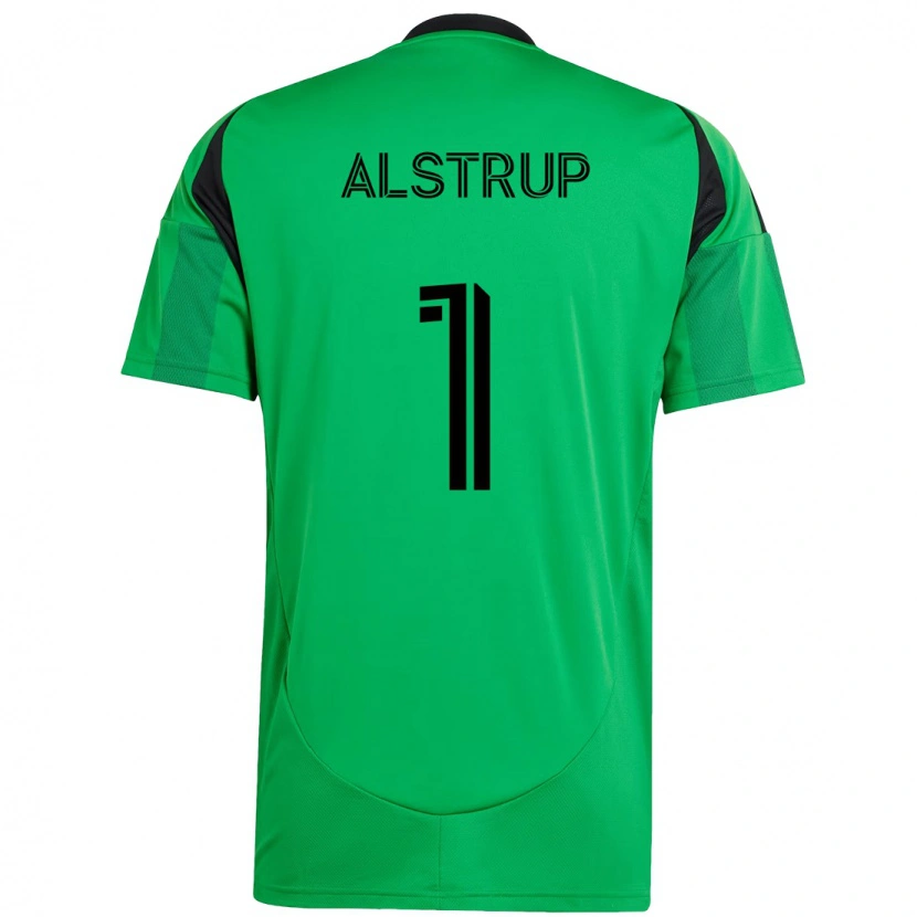 Danxen Män Marcus Alstrup #1 Grön Svart Hemmatröja Matchtröjor 2025/26 Tröjor T-Tröja