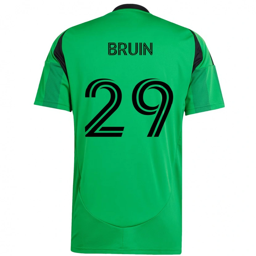 Danxen Män Will Bruin #29 Grön Svart Hemmatröja Matchtröjor 2025/26 Tröjor T-Tröja