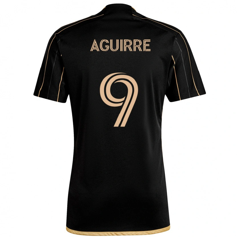 Danxen Män Dustin Aguirre #9 Svart Brun Hemmatröja Matchtröjor 2025/26 Tröjor T-Tröja