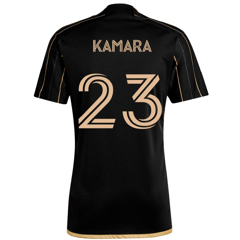 Danxen Män Kei Kamara #23 Svart Brun Hemmatröja Matchtröjor 2025/26 Tröjor T-Tröja