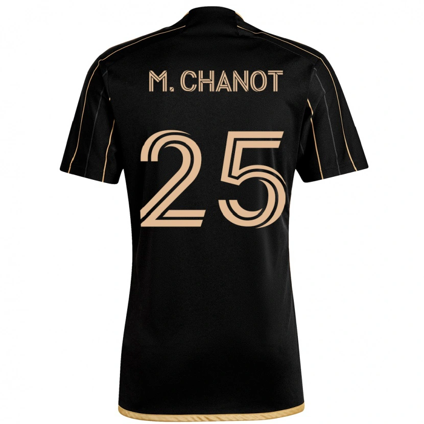 Danxen Män Maxime Chanot #25 Svart Brun Hemmatröja Matchtröjor 2025/26 Tröjor T-Tröja