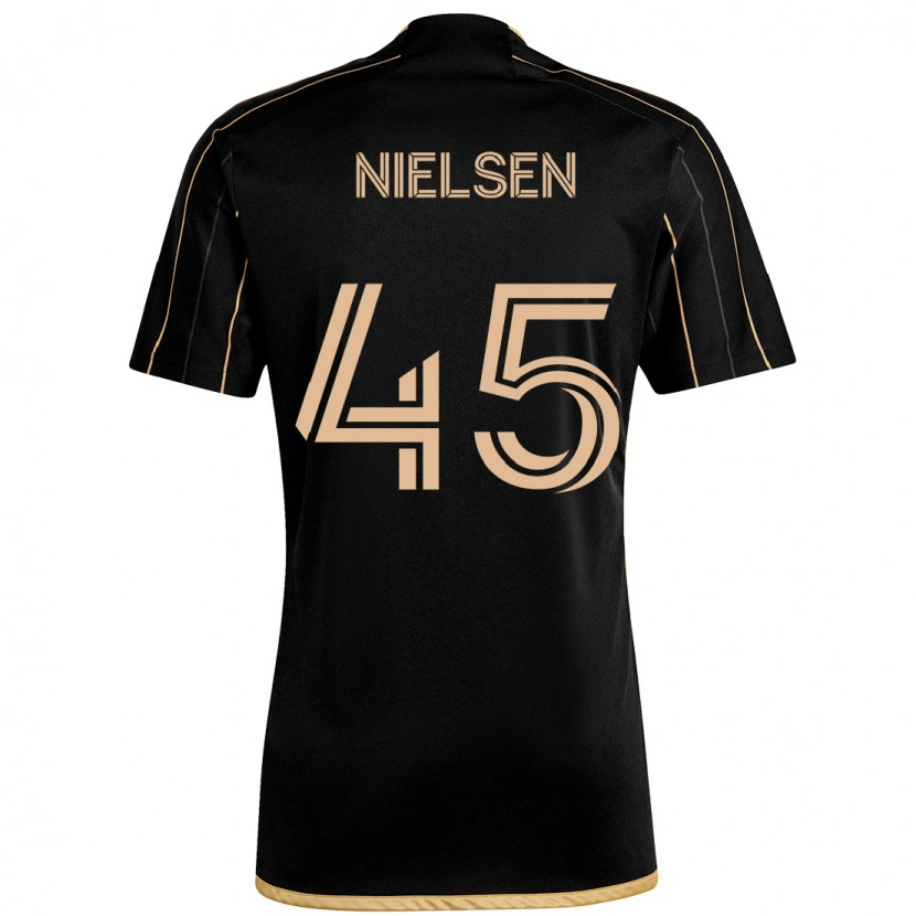 Danxen Män Kenny Nielsen #45 Svart Brun Hemmatröja Matchtröjor 2025/26 Tröjor T-Tröja