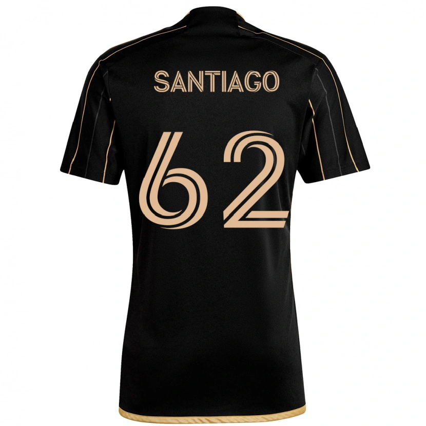Danxen Män Joshua Santiago #62 Svart Brun Hemmatröja Matchtröjor 2025/26 Tröjor T-Tröja