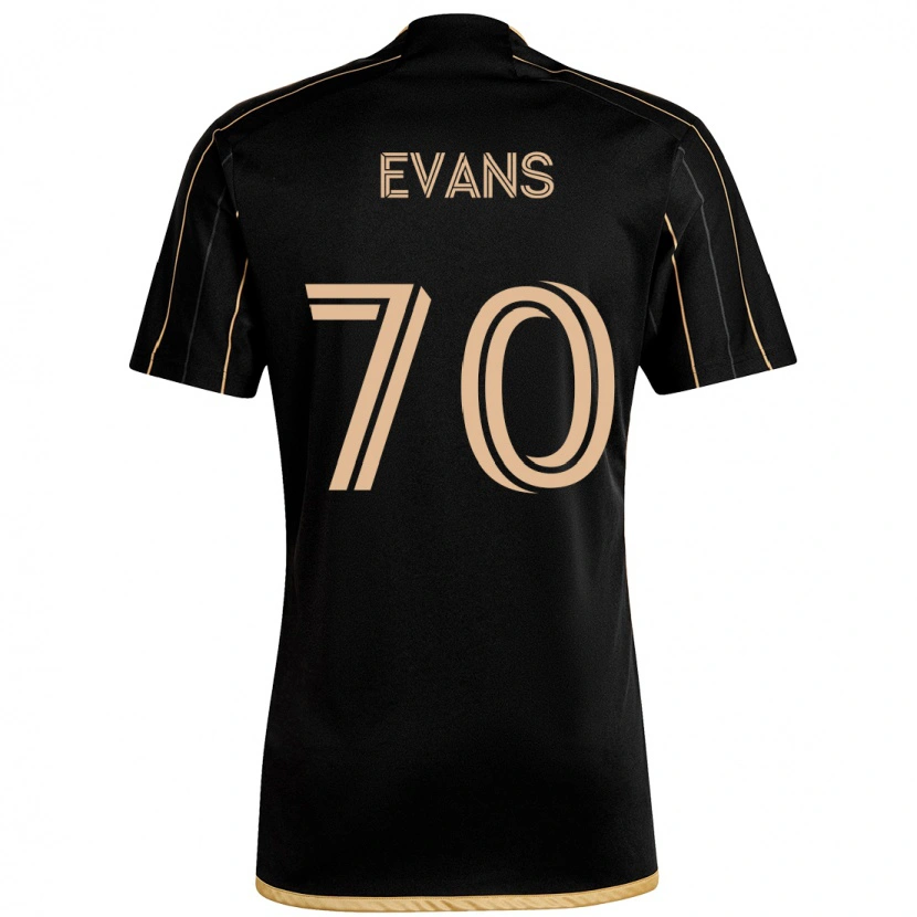 Danxen Män Matthew Evans #70 Svart Brun Hemmatröja Matchtröjor 2025/26 Tröjor T-Tröja