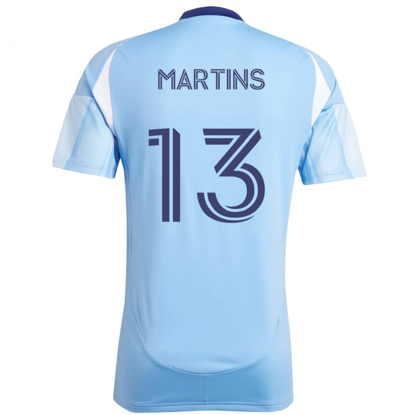 Danxen Män Thiago Martins #13 Ljusblå Hemmatröja Matchtröjor 2025/26 Tröjor T-Tröja