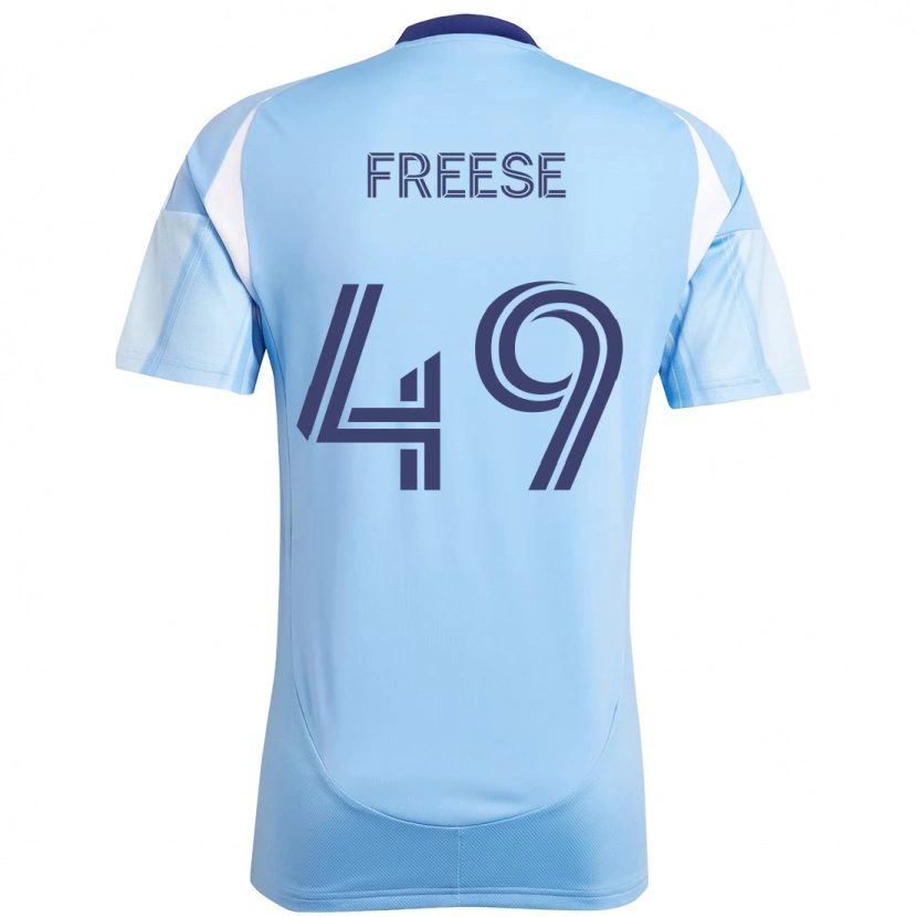 Danxen Män Matt Freese #49 Ljusblå Hemmatröja Matchtröjor 2025/26 Tröjor T-Tröja