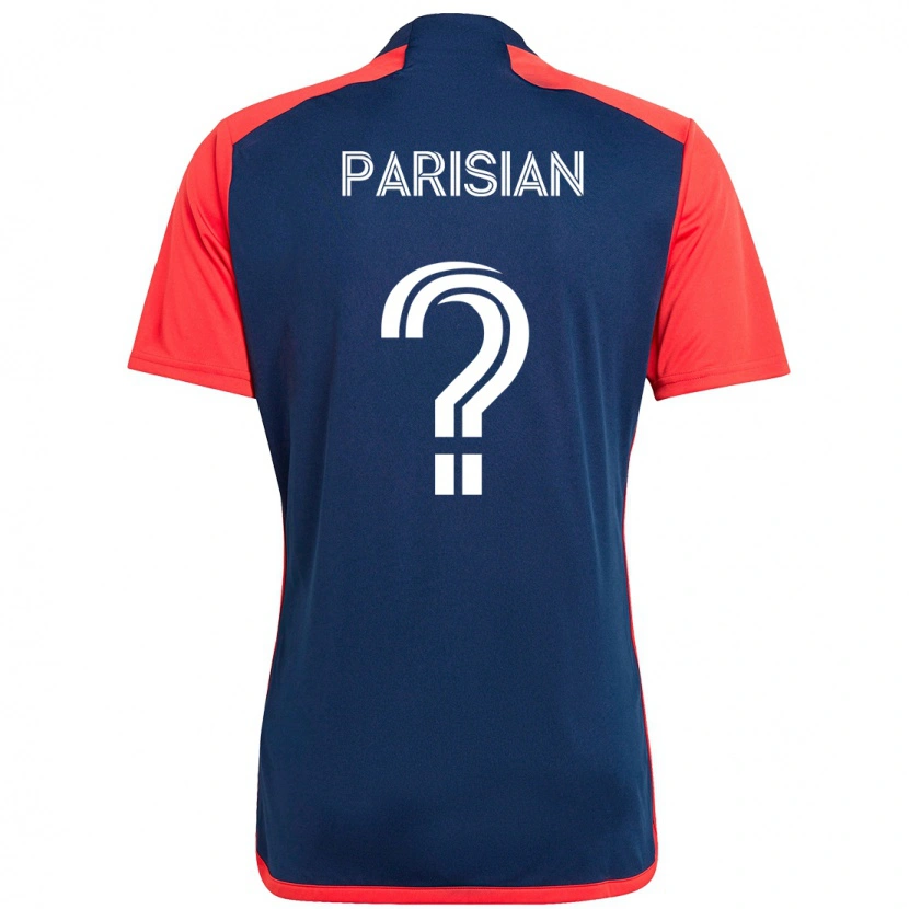 Danxen Män Donovan Parisian #0 Blå Röd Hemmatröja Matchtröjor 2025/26 Tröjor T-Tröja