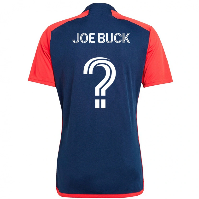Danxen Män Joe Buck #0 Blå Röd Hemmatröja Matchtröjor 2025/26 Tröjor T-Tröja