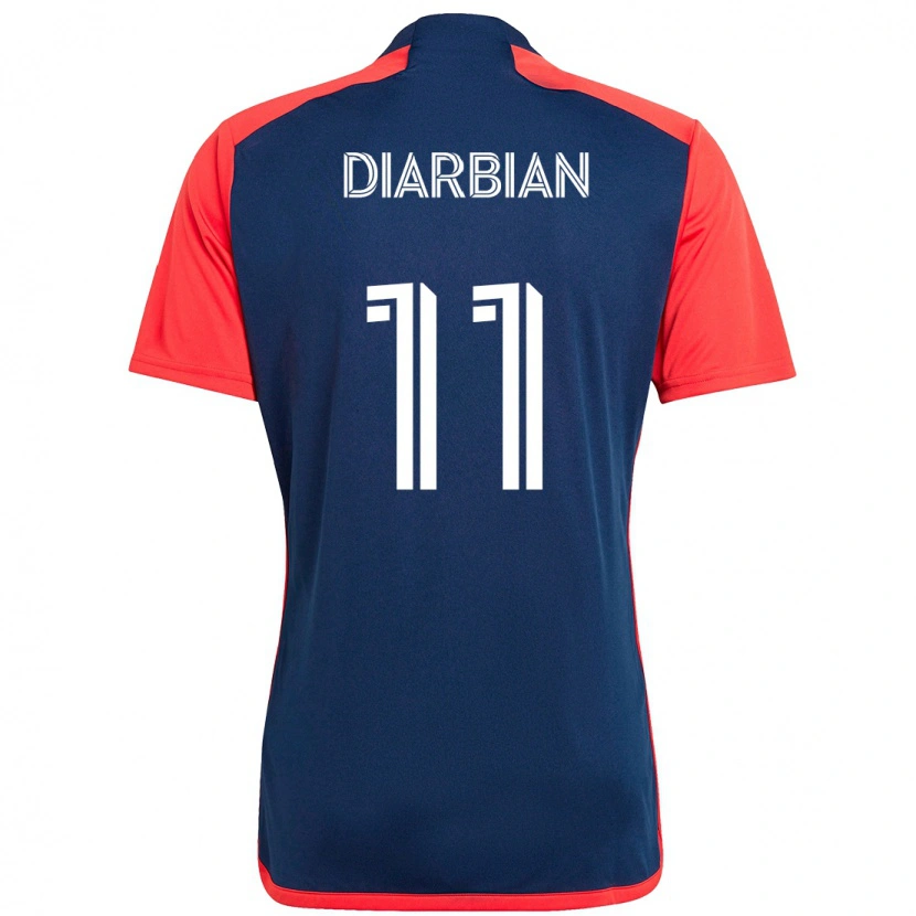 Danxen Män Gevork Diarbian #11 Blå Röd Hemmatröja Matchtröjor 2025/26 Tröjor T-Tröja