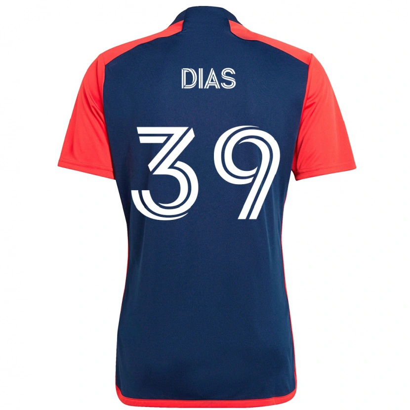 Danxen Män Marcos Dias #39 Blå Röd Hemmatröja Matchtröjor 2025/26 Tröjor T-Tröja