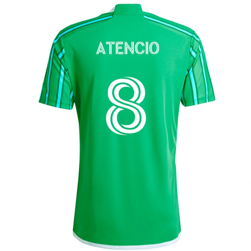 Danxen Män Josh Atencio #8 Grön Vit Hemmatröja Matchtröjor 2025/26 Tröjor T-Tröja