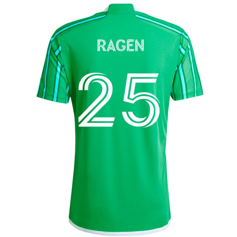 Danxen Män Jackson Ragen #25 Grön Vit Hemmatröja Matchtröjor 2025/26 Tröjor T-Tröja