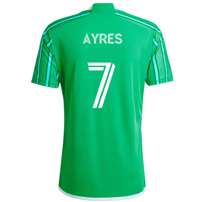 Danxen Män Melina Ayres #7 Grön Vit Hemmatröja Matchtröjor 2025/26 Tröjor T-Tröja