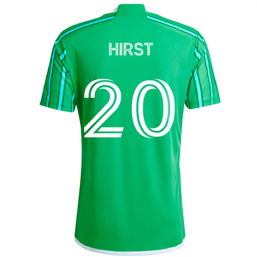 Danxen Män Sophie Hirst #20 Grön Vit Hemmatröja Matchtröjor 2025/26 Tröjor T-Tröja