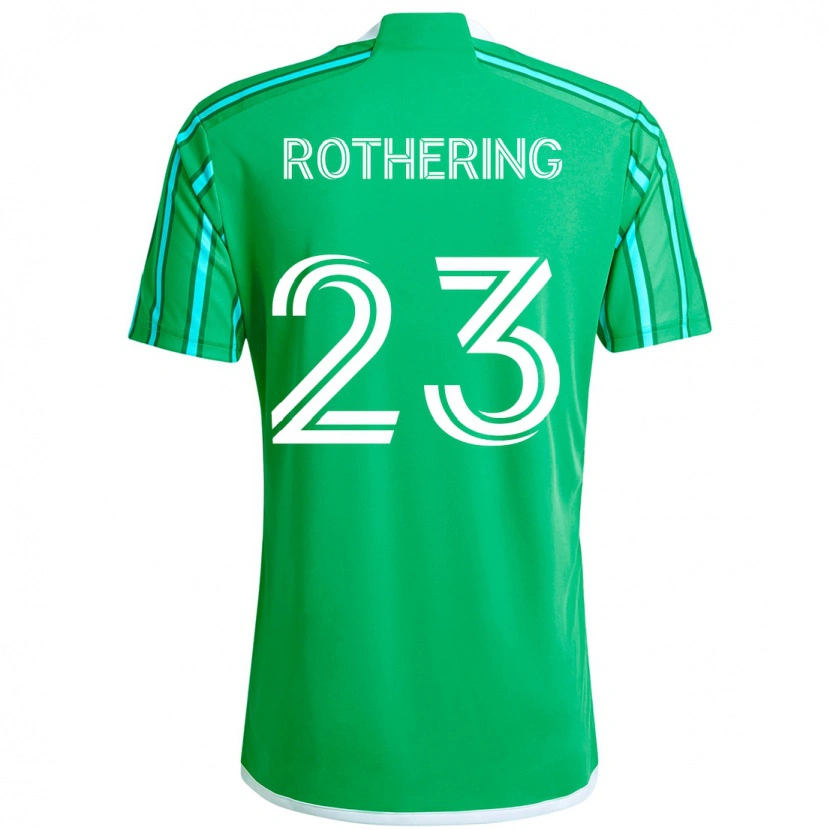 Danxen Män Holly Rothering #23 Grön Vit Hemmatröja Matchtröjor 2025/26 Tröjor T-Tröja