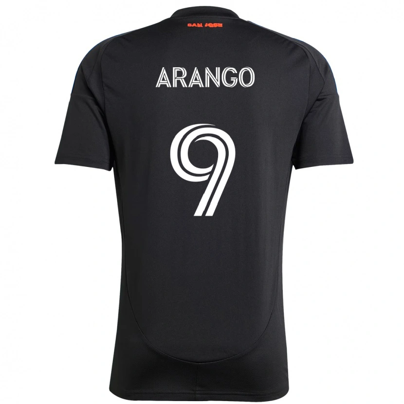 Danxen Män Cristian Arango #9 Svart Mörkblå Hemmatröja Matchtröjor 2025/26 Tröjor T-Tröja