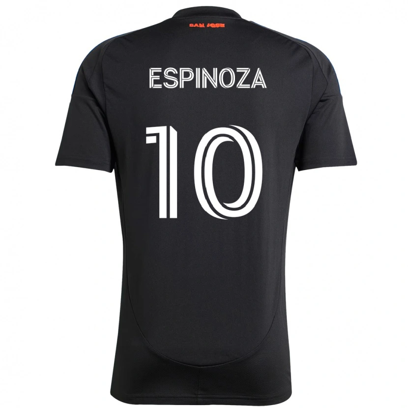 Danxen Män Cristian Espinoza #10 Svart Mörkblå Hemmatröja Matchtröjor 2025/26 Tröjor T-Tröja