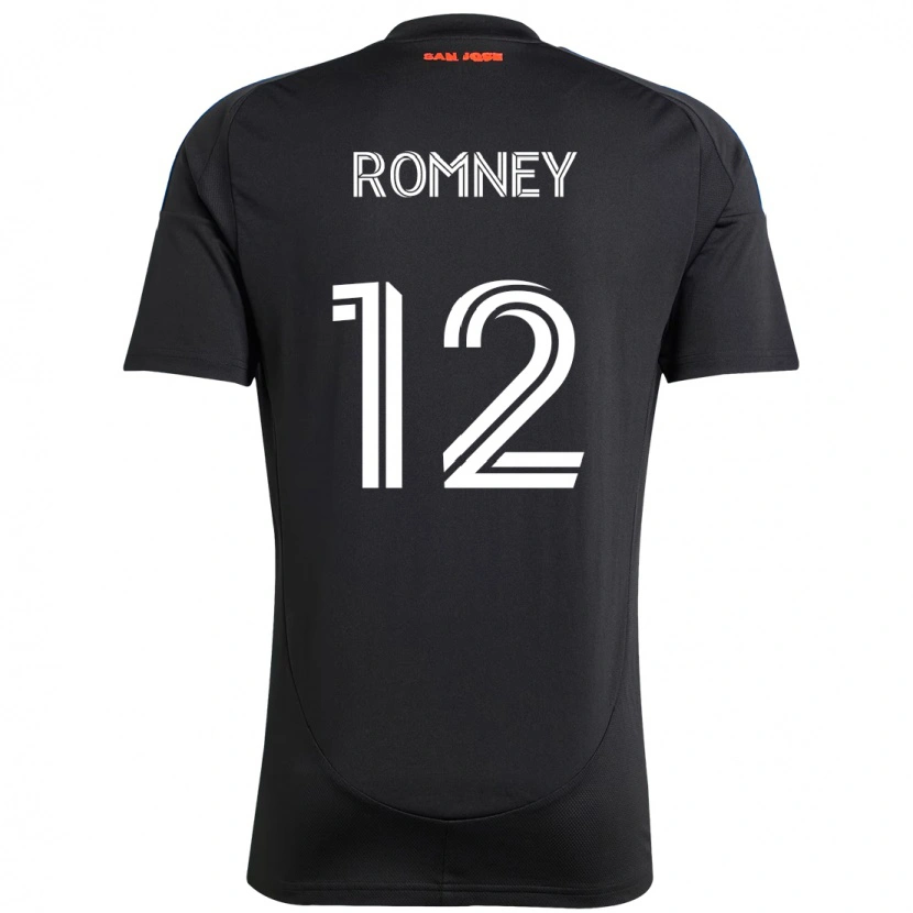 Danxen Män Dave Romney #12 Svart Mörkblå Hemmatröja Matchtröjor 2025/26 Tröjor T-Tröja