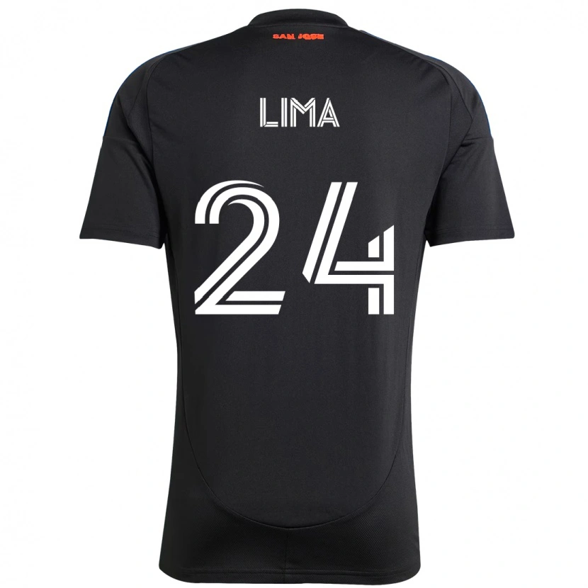 Danxen Män Nick Lima #24 Svart Mörkblå Hemmatröja Matchtröjor 2025/26 Tröjor T-Tröja