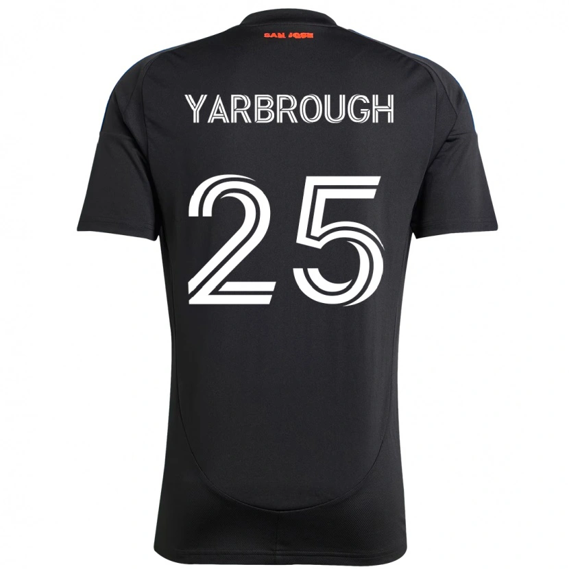 Danxen Män William Yarbrough #25 Svart Mörkblå Hemmatröja Matchtröjor 2025/26 Tröjor T-Tröja