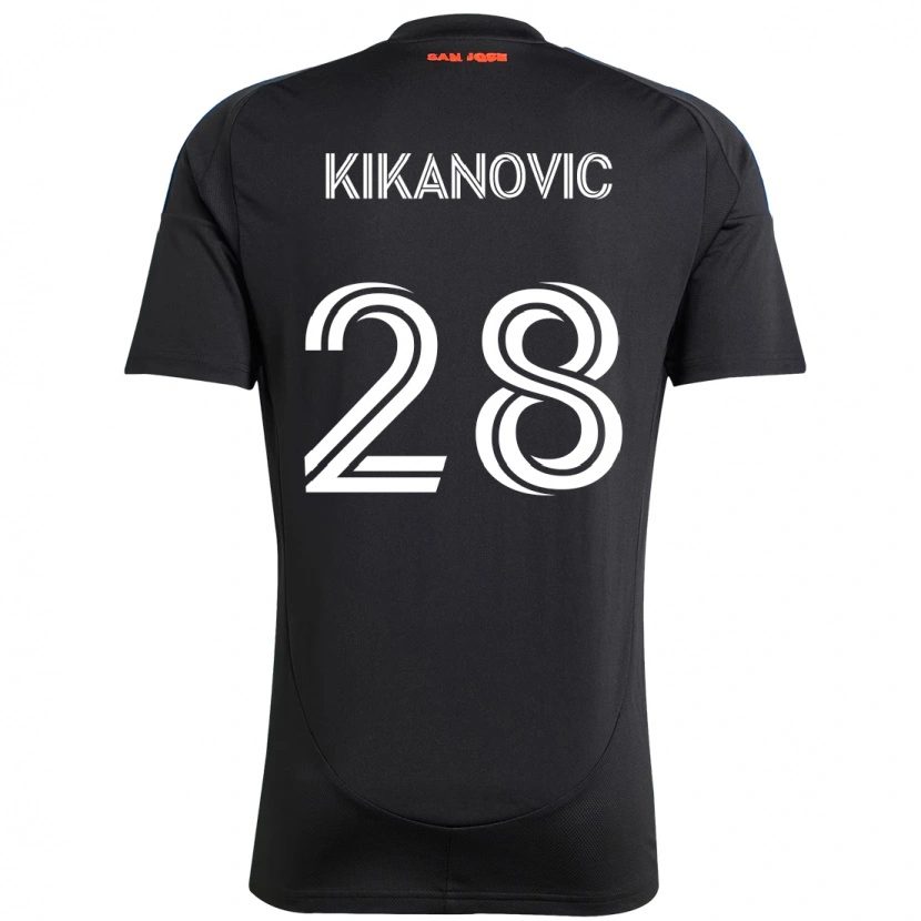 Danxen Män Benjamin Kikanović #28 Svart Mörkblå Hemmatröja Matchtröjor 2025/26 Tröjor T-Tröja