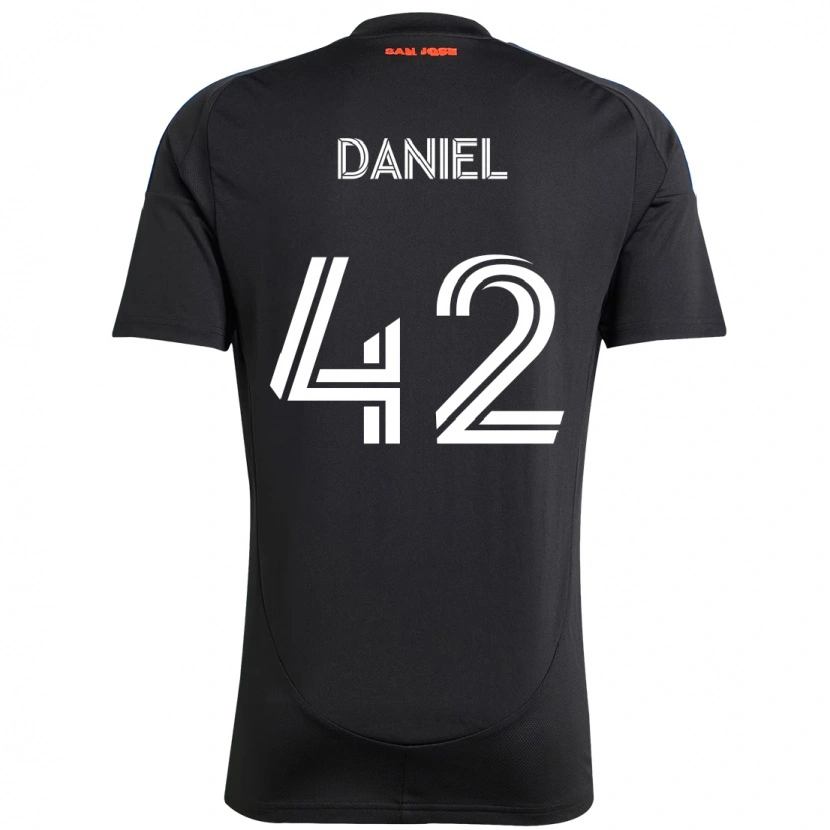 Danxen Män Daniel #42 Svart Mörkblå Hemmatröja Matchtröjor 2025/26 Tröjor T-Tröja