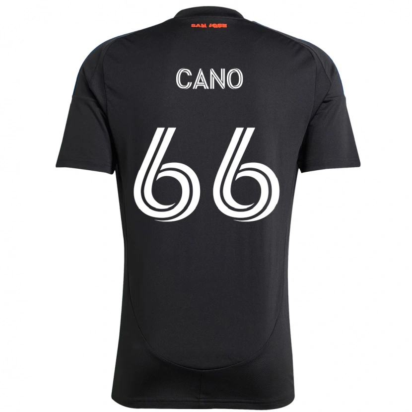Danxen Män Alejandro Cano #66 Svart Mörkblå Hemmatröja Matchtröjor 2025/26 Tröjor T-Tröja