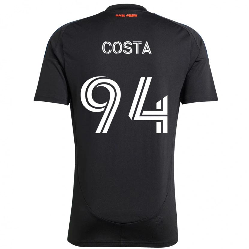 Danxen Män Vítor Costa #94 Svart Mörkblå Hemmatröja Matchtröjor 2025/26 Tröjor T-Tröja