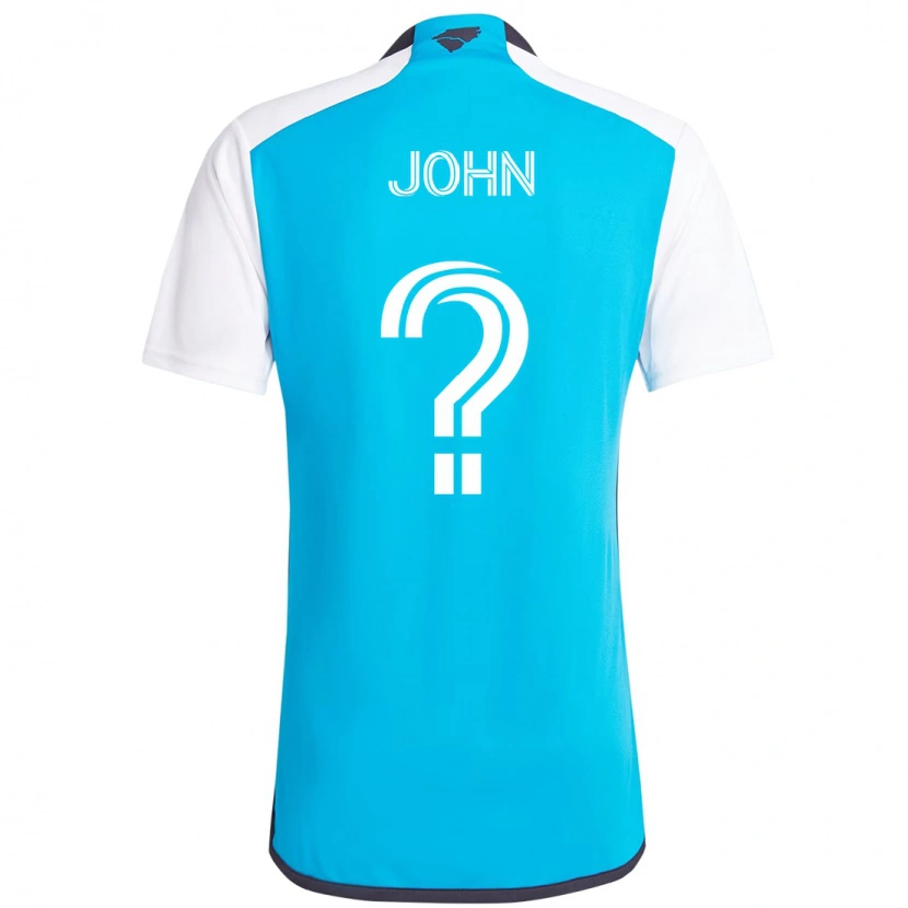 Danxen Män Aron John #0 Himmelsblå Vit Hemmatröja Matchtröjor 2025/26 Tröjor T-Tröja