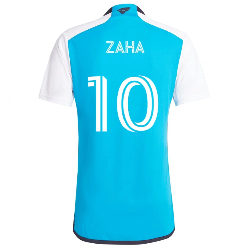 Danxen Män Wilfried Zaha #10 Himmelsblå Vit Hemmatröja Matchtröjor 2025/26 Tröjor T-Tröja