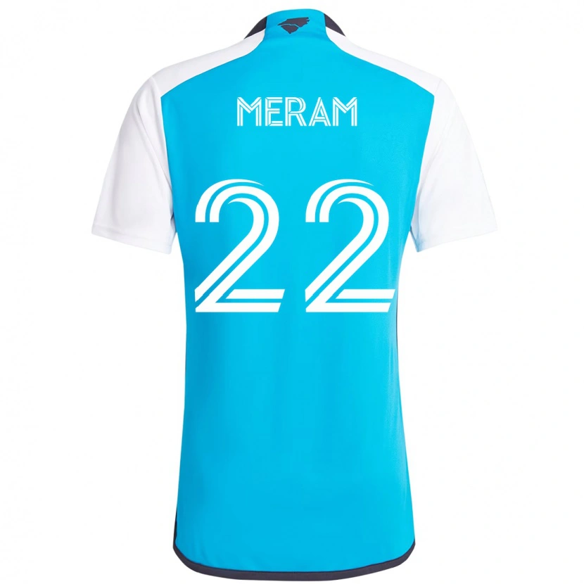 Danxen Män Justin Meram #22 Himmelsblå Vit Hemmatröja Matchtröjor 2025/26 Tröjor T-Tröja