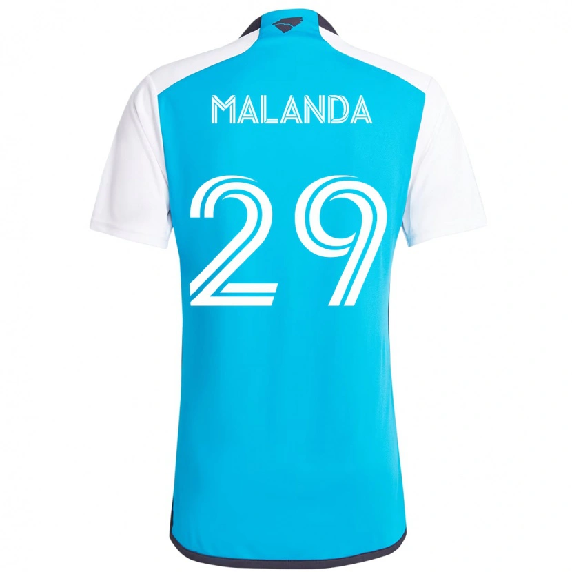 Danxen Män Adilson Malanda #29 Himmelsblå Vit Hemmatröja Matchtröjor 2025/26 Tröjor T-Tröja