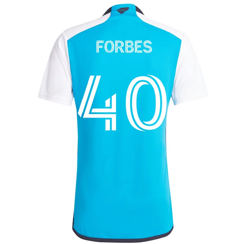 Danxen Män Jahlane Forbes #40 Himmelsblå Vit Hemmatröja Matchtröjor 2025/26 Tröjor T-Tröja