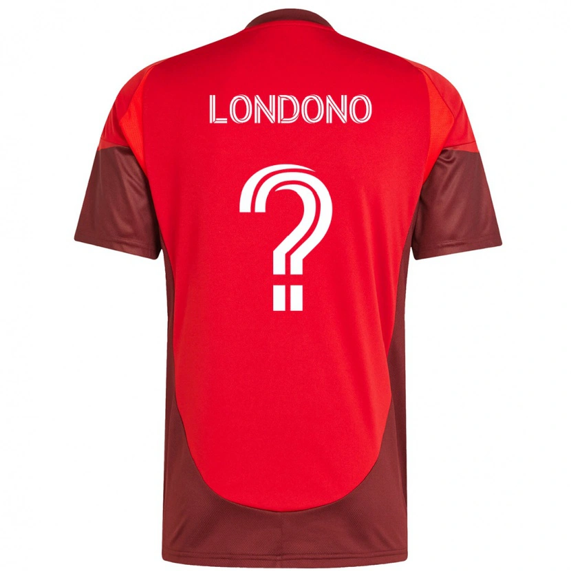 Danxen Män Tyler Londono #0 Röd Vit Hemmatröja Matchtröjor 2025/26 Tröjor T-Tröja