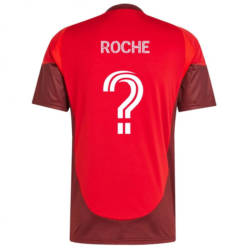 Danxen Män Elijah Roche #0 Röd Vit Hemmatröja Matchtröjor 2025/26 Tröjor T-Tröja