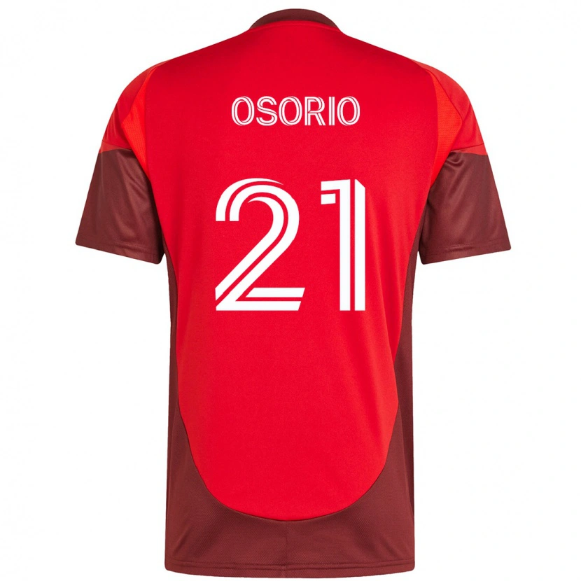 Danxen Män Jonathan Osorio #21 Röd Vit Hemmatröja Matchtröjor 2025/26 Tröjor T-Tröja