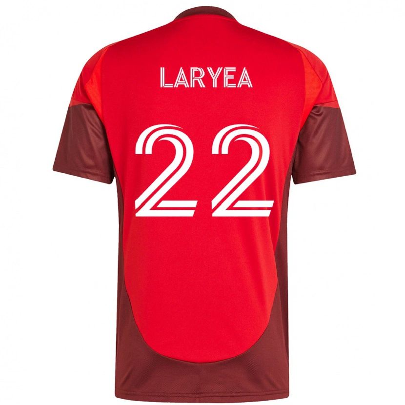 Danxen Män Richie Laryea #22 Röd Vit Hemmatröja Matchtröjor 2025/26 Tröjor T-Tröja