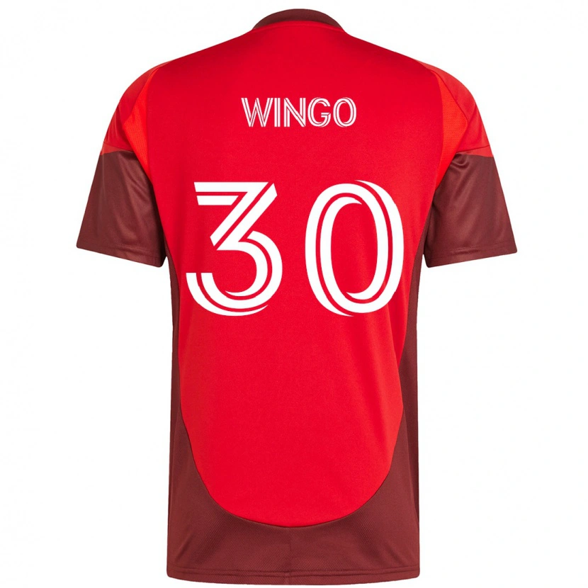Danxen Män Henry Wingo #30 Röd Vit Hemmatröja Matchtröjor 2025/26 Tröjor T-Tröja