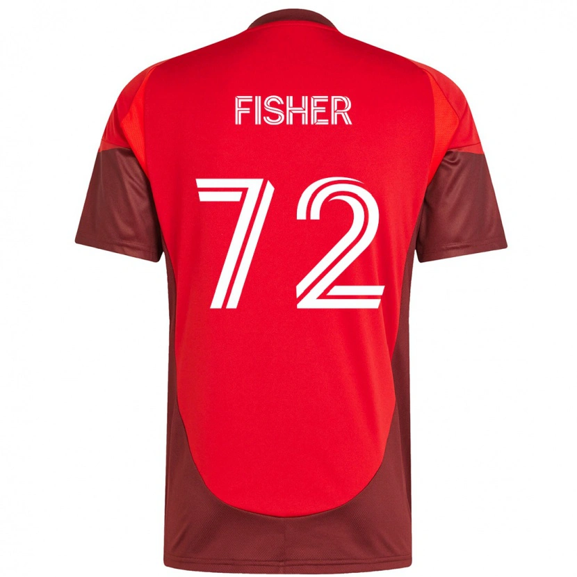 Danxen Män Mark Fisher #72 Röd Vit Hemmatröja Matchtröjor 2025/26 Tröjor T-Tröja