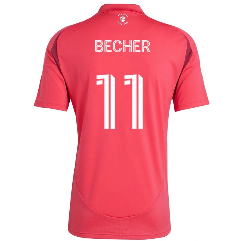 Danxen Män Simon Becher #11 Magenta Vit Hemmatröja Matchtröjor 2025/26 Tröjor T-Tröja