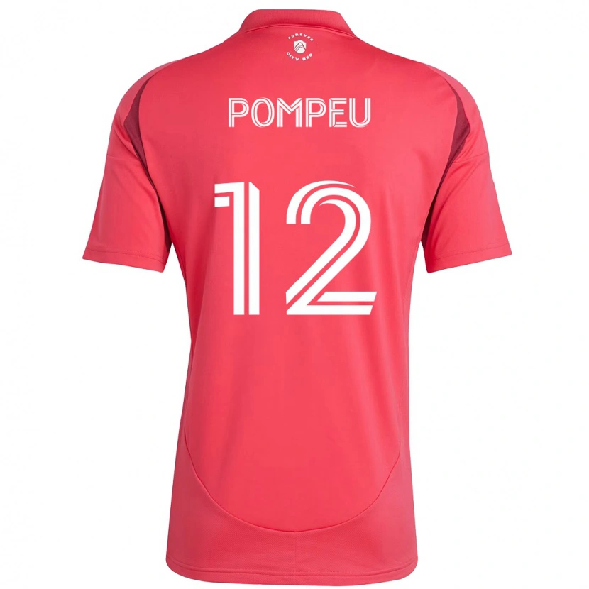 Danxen Män Célio Pompeu #12 Magenta Vit Hemmatröja Matchtröjor 2025/26 Tröjor T-Tröja