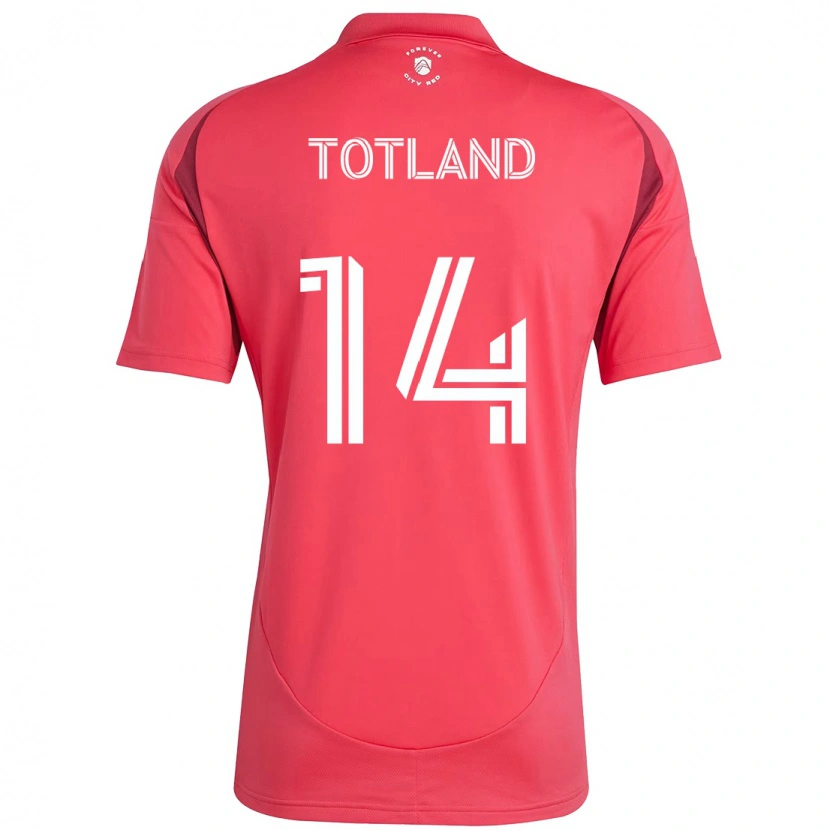 Danxen Män Tomas Totland #14 Magenta Vit Hemmatröja Matchtröjor 2025/26 Tröjor T-Tröja