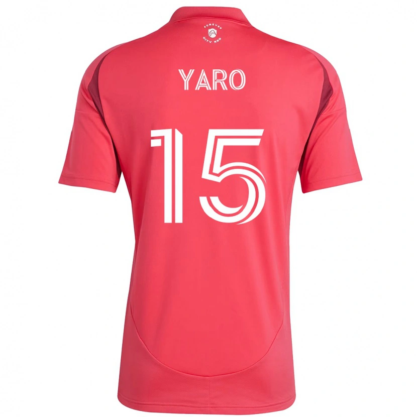 Danxen Män Joshua Yaro #15 Magenta Vit Hemmatröja Matchtröjor 2025/26 Tröjor T-Tröja