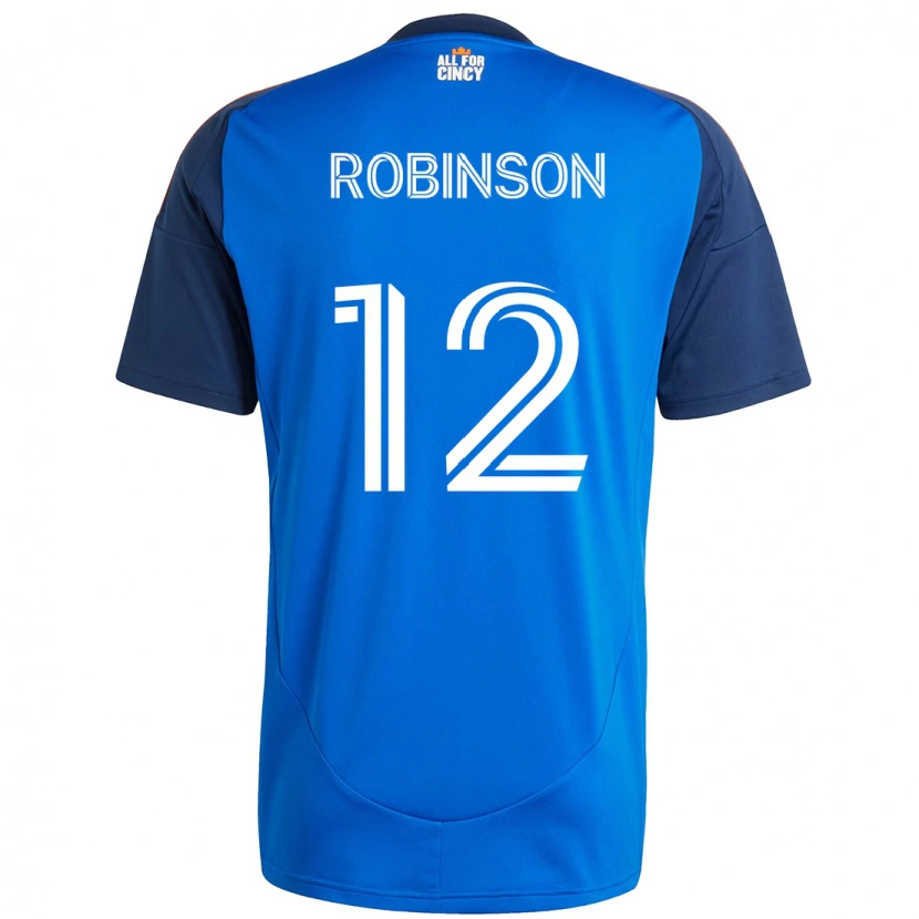 Danxen Män Miles Robinson #12 Mörkblå Orange Hemmatröja Matchtröjor 2025/26 Tröjor T-Tröja