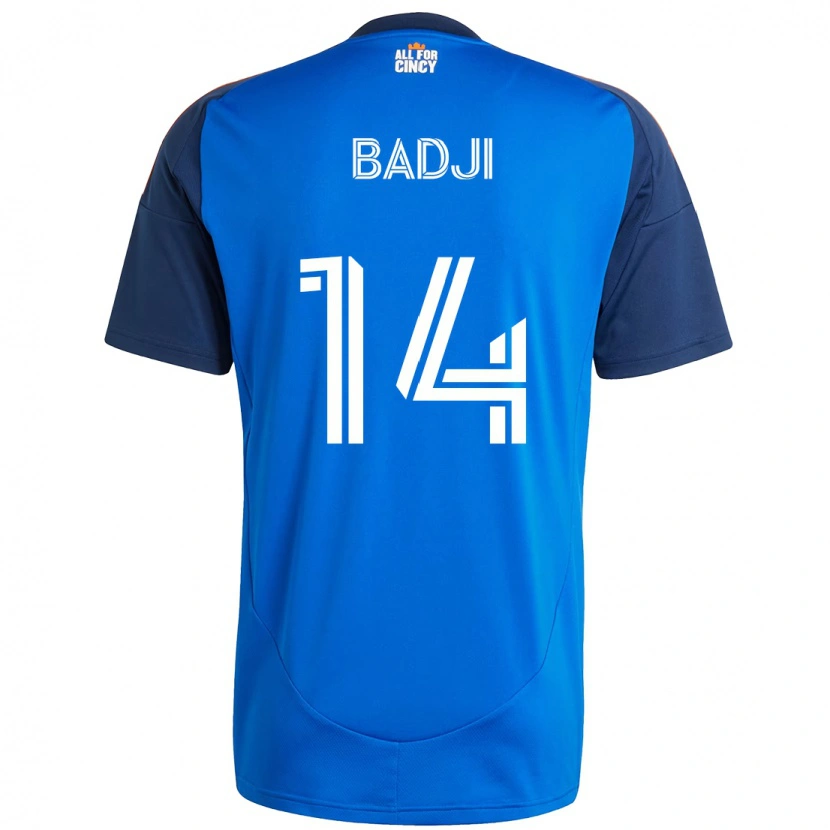 Danxen Män Dominique Badji #14 Mörkblå Orange Hemmatröja Matchtröjor 2025/26 Tröjor T-Tröja