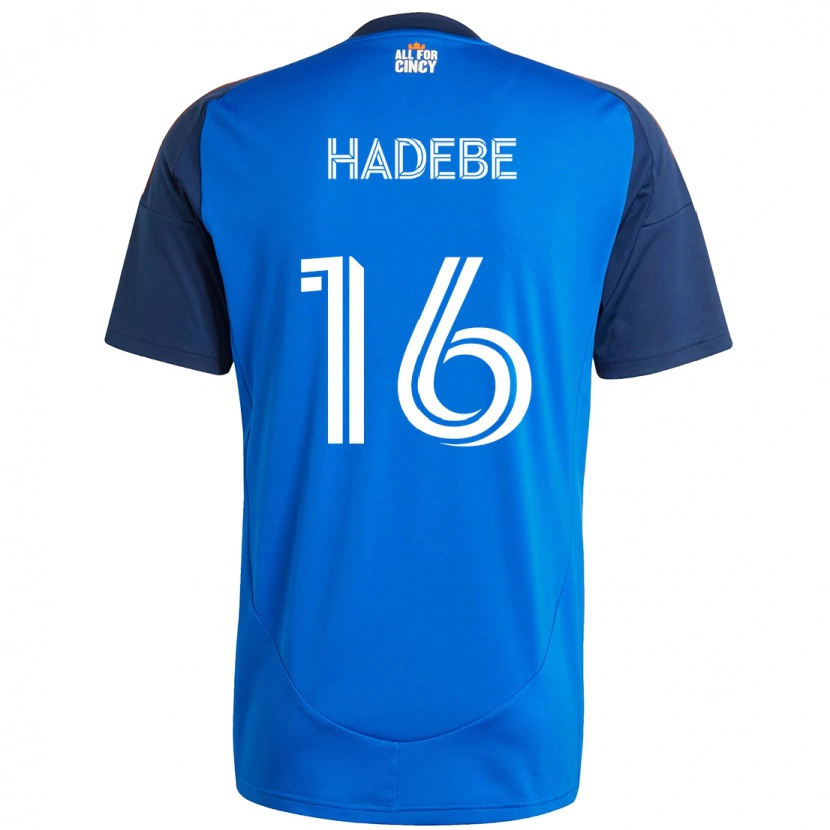Danxen Män Teenage Hadebe #16 Mörkblå Orange Hemmatröja Matchtröjor 2025/26 Tröjor T-Tröja