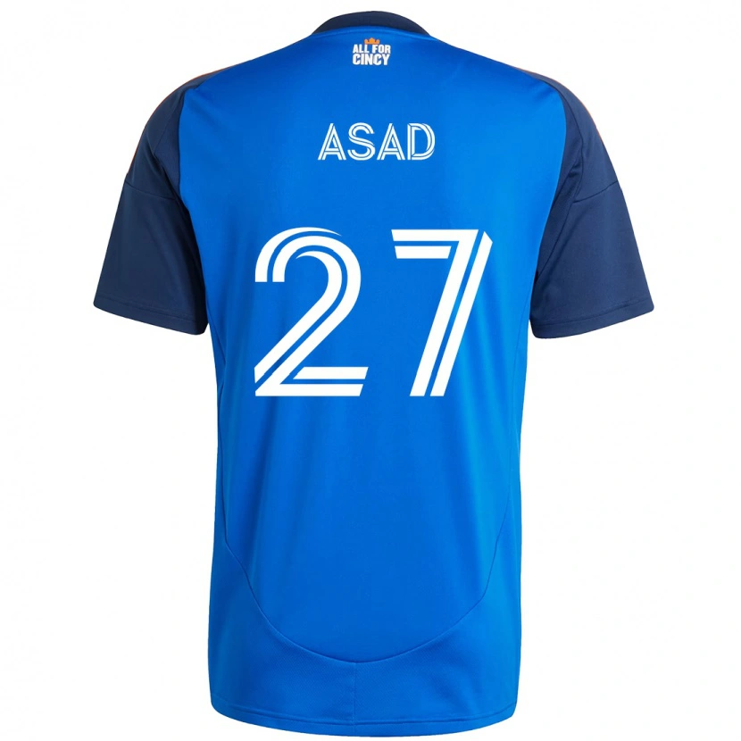 Danxen Män Yamil Asad #27 Mörkblå Orange Hemmatröja Matchtröjor 2025/26 Tröjor T-Tröja