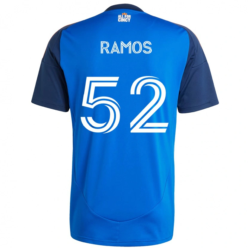 Danxen Män Yair Ramos #52 Mörkblå Orange Hemmatröja Matchtröjor 2025/26 Tröjor T-Tröja